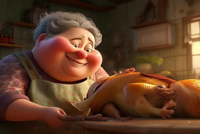 老太太很胖；老太太很胖图片大全