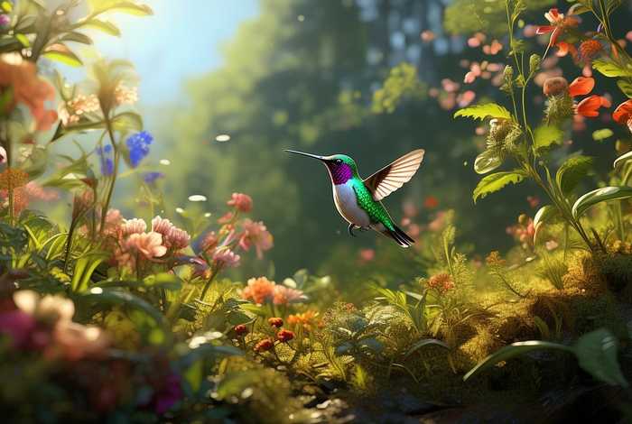 蜂鸟的生活环境是什么（蜂鸟的生活环境是什么样的）