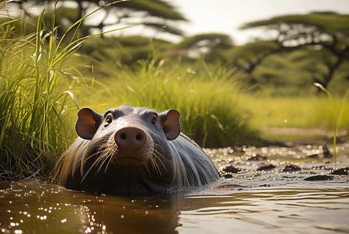 河马生活在哪里在草原还是森林，河马生活在哪里在草原还是森林里