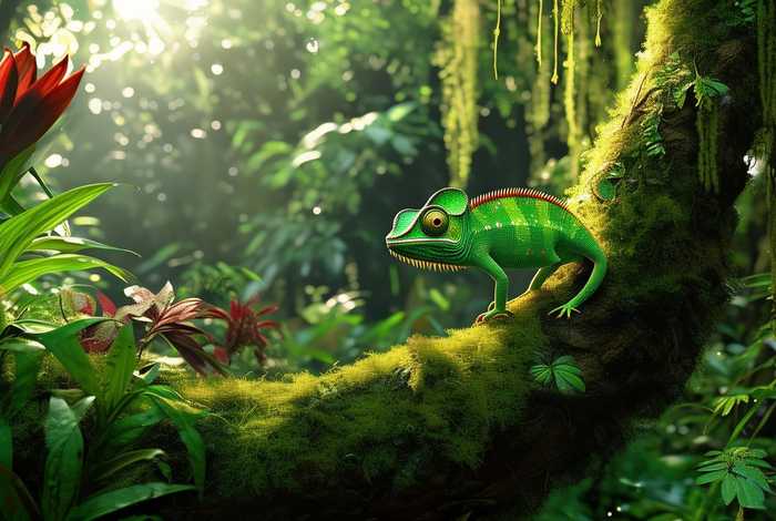 变色龙的生活习性ppt；变色龙的生活环境是什么