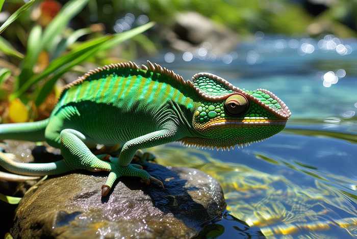 变色龙可以在水里生活吗 - 变色龙可以在水里生活吗为什么