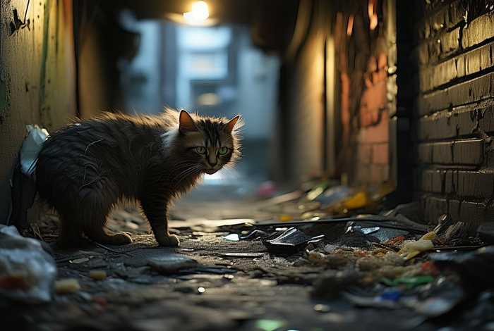 猫猫的流浪生活 流浪猫的生活环境