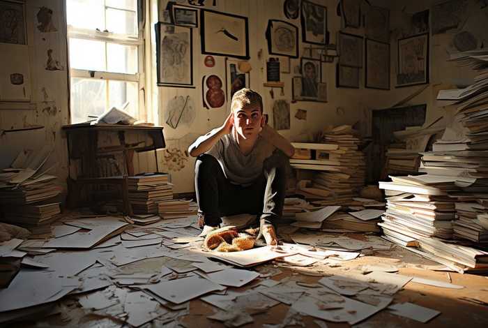 凌乱的生活心情描写（凌乱的生活心情描写片段）