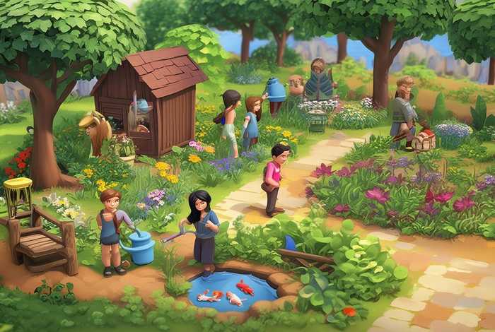 花园生活游戏，花园生活游戏怎么玩