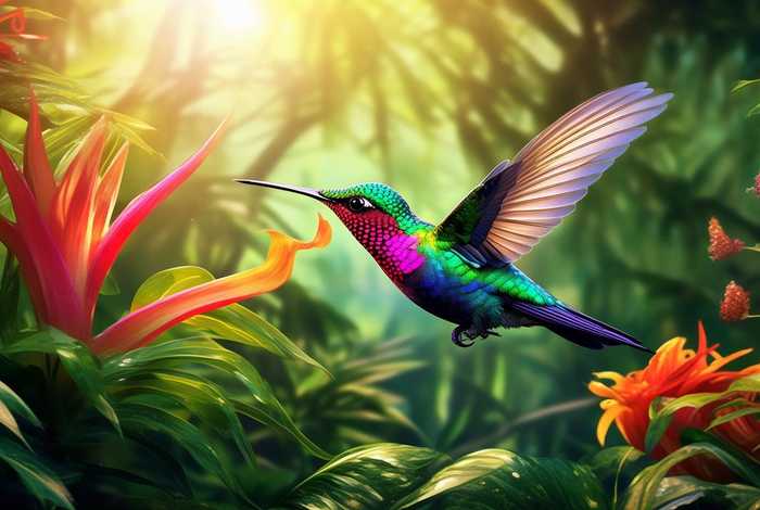 蜂鸟生活在哪里 - 蜂鸟生活在哪里的热带雨林