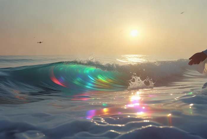 采撷浪花，采撷一朵浪花