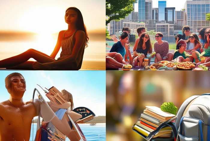 大学生假期总结视频 - 大学生假期总结视频素材