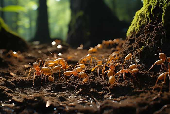 白蚁的生活环境是怎么样的 白蚁的生活环境是怎么样的图片