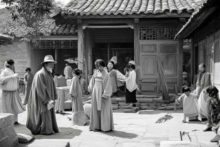 古代生活照片、古代生活的照片