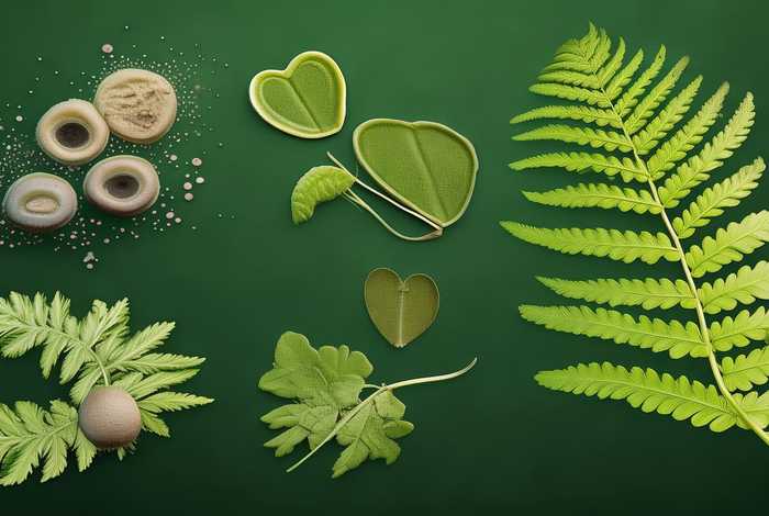 蕨类植物的生活史；蕨类植物的生活史示意图