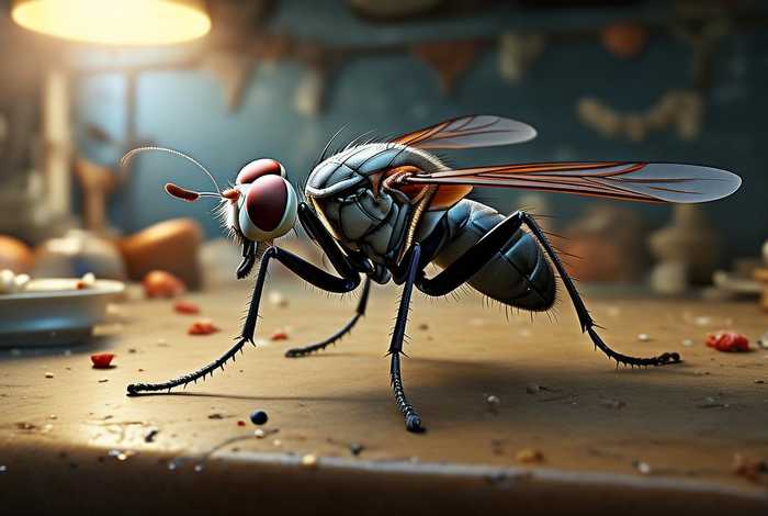 苍蝇特征及生活环境 苍蝇特征及生活环境描写