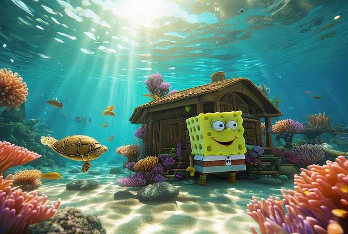 海绵宝宝生活在海底多少米 海绵宝宝住在海底多少米