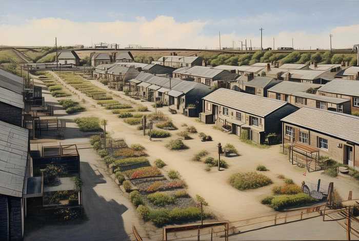 煤矿生活区平面布置图；煤矿生活区平面布置图片