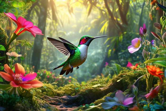 蜂鸟生活的地方在哪里（蜂鸟生活的地方在哪里啊）