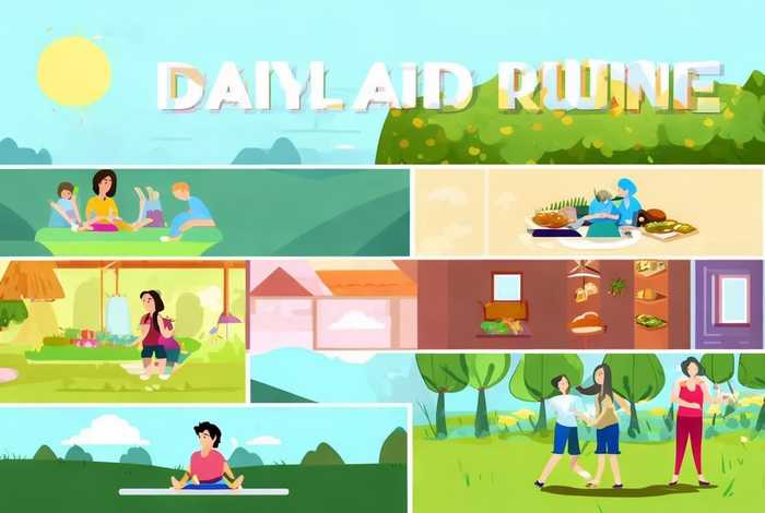 健康的日常作息时间表 - 健康的日常作息时间表图片