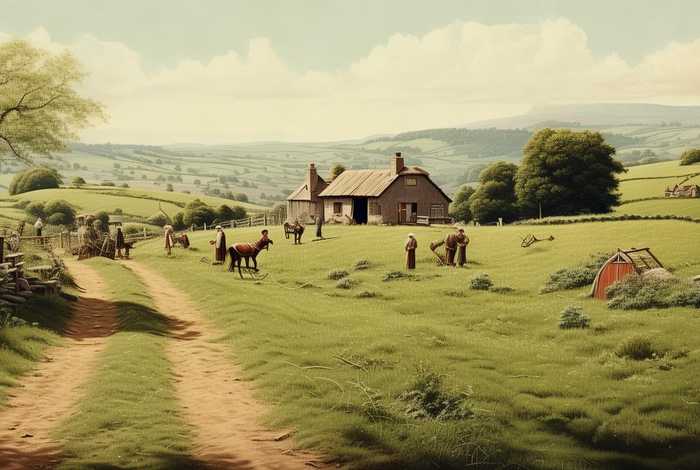 50年代的农村生活现状；50年代的农村生活现状图片