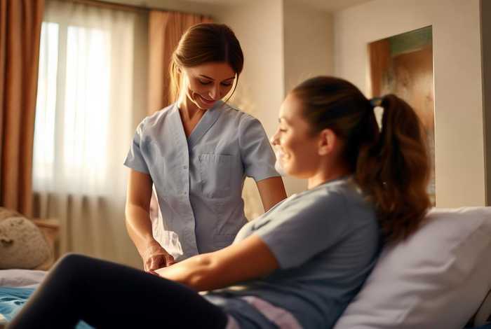 护士给病人做性功能康复治疗；护士给病人做性功能康复治疗流程