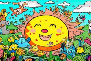 快乐的生活手抄报简笔画 - 快乐的生活手抄报简笔画图片