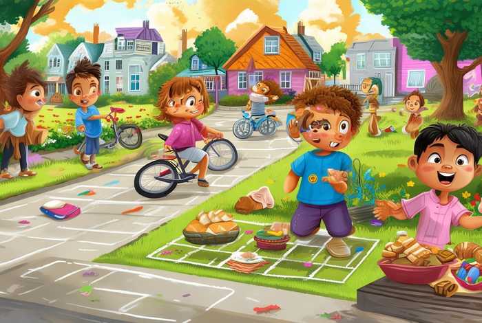 放学后课余生活儿童画 - 放学回家后,你的校外课余生活有哪些？