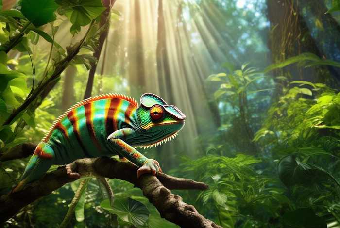 变色龙生活在哪里的视频；变色龙生活在哪里的视频教学