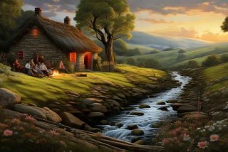 关于田园生活的诗句朗诵 关于田园生活的诗句朗诵稿