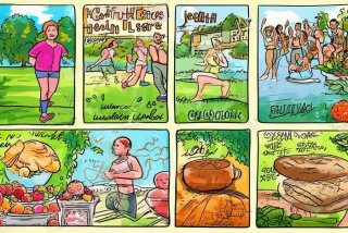 健康生活小报 - 健康小生活手抄报