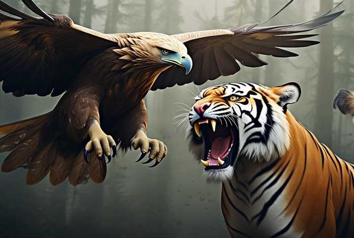 雕和老虎、雕和老虎谁厉害