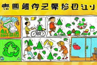 低碳生活手抄报简笔画（低碳生活手抄报简笔画七年级）