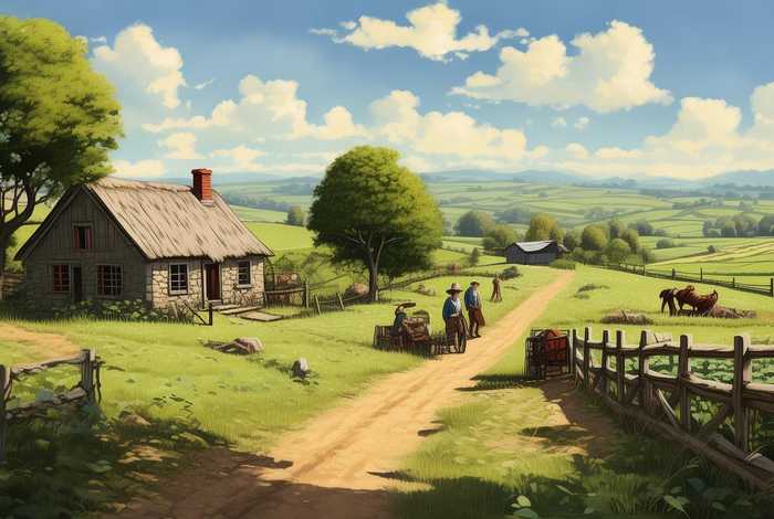 50年代的农村生活完整版 - 50年代的农村生活图片