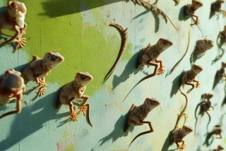 壁虎的生活习性幼儿讲解 - 壁虎生活的地方图片