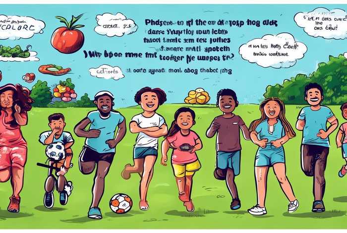 快乐运动健康生活海报，健康运动快乐生活的手抄报内容