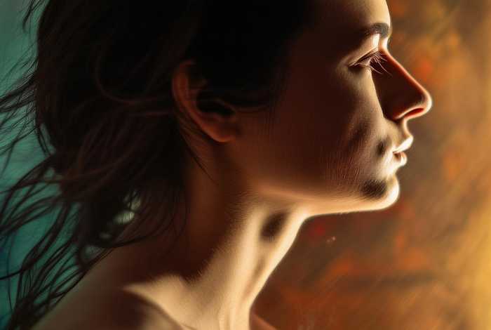 侧颜生活照（侧脸生活照）