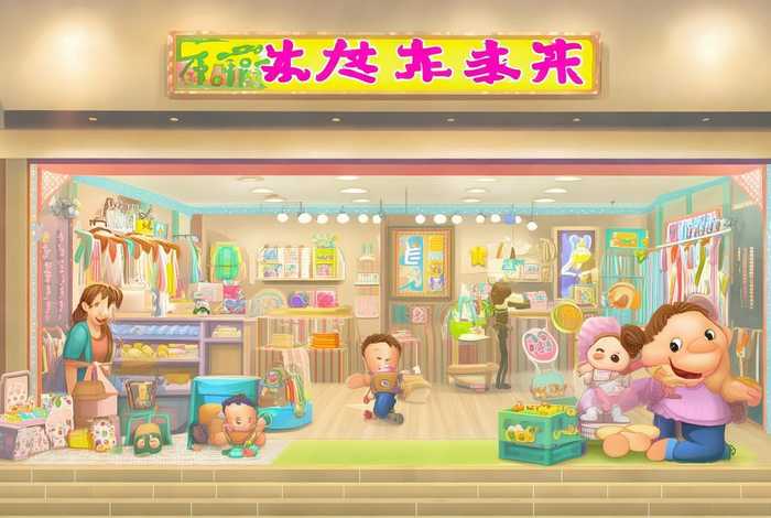 可爱可亲母婴用品生活馆样板店 - 可爱可亲母婴用品加盟店