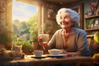 国外老太太的老年生活，国外老太太的老年生活图片