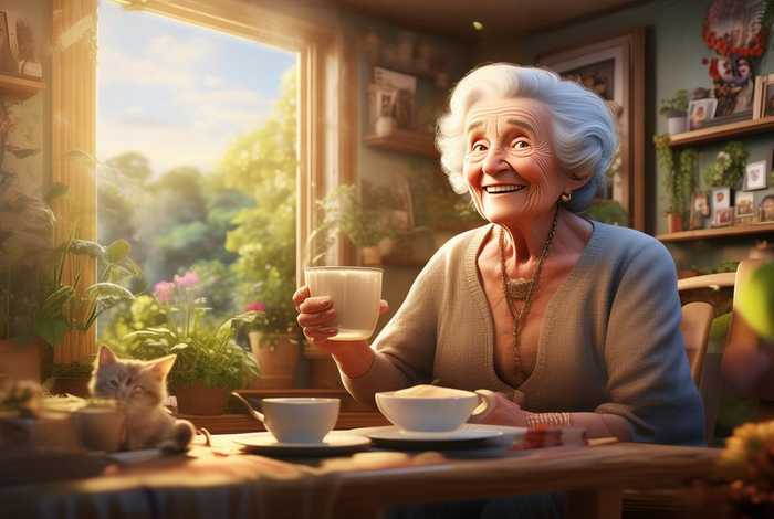 国外老太太的老年生活，国外老太太的老年生活图片