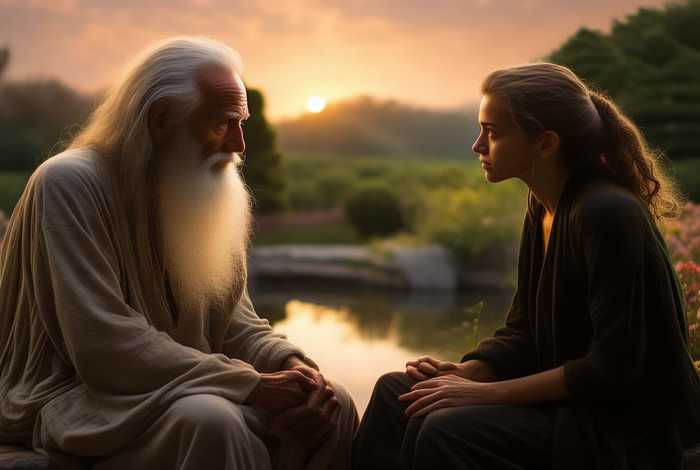 两人对话的人生哲学，两人对话的人生哲学小故事