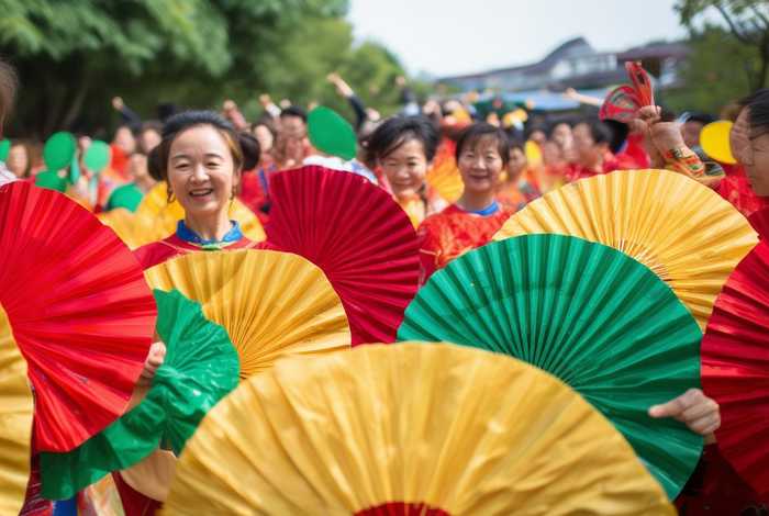 刘荣广场舞祝福祖国扇子舞 刘荣广场舞祝福祖国扇子舞教学