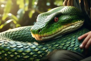 蟒蛇和人一起生活，蟒蛇和人一起生活视频