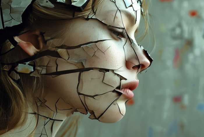 侧脸生活照片、侧脸生活照片破碎感女