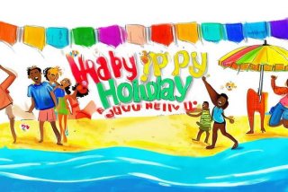 快乐的假期生活手抄报英语 - 快乐的假期生活手抄报英语版