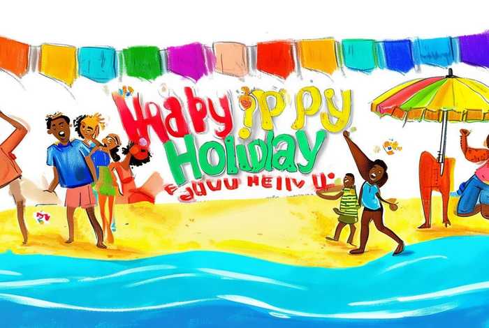 快乐的假期生活手抄报英语 - 快乐的假期生活手抄报英语版