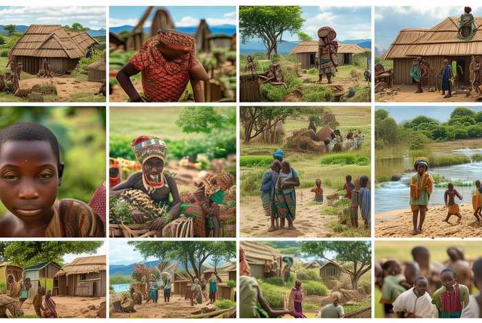 非洲人生活现状揭秘；非洲人生活现状揭秘图片