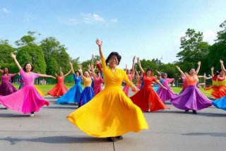 刘荣广场舞感谢新生活（刘荣广场舞《感谢好生活》附教学和背面演示）