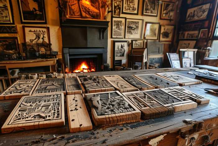 版画素材生活、版画素材生活图片