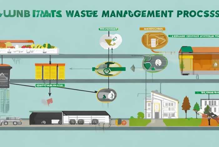城市生活垃圾处理流程图，城市生活垃圾处理流程图怎么画