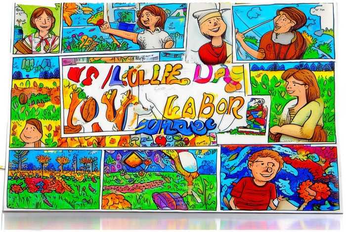 爱生活爱劳动手抄报模板图片；爱生活爱劳动手抄报模板图片大全