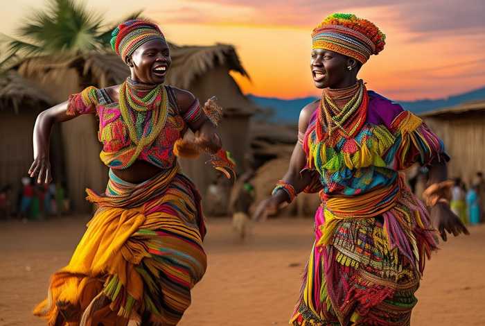 非洲人生活现状视频二人表演唱（非洲人的生活现状小视频）