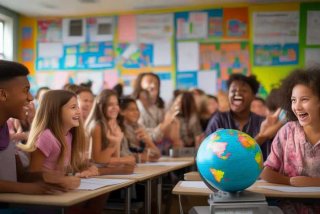 丰富多彩的生活（开学了,同学们正在讨论丰富多彩的生活）