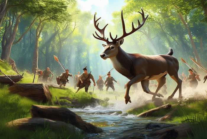 打猎生活动画、打猎生活动画图片