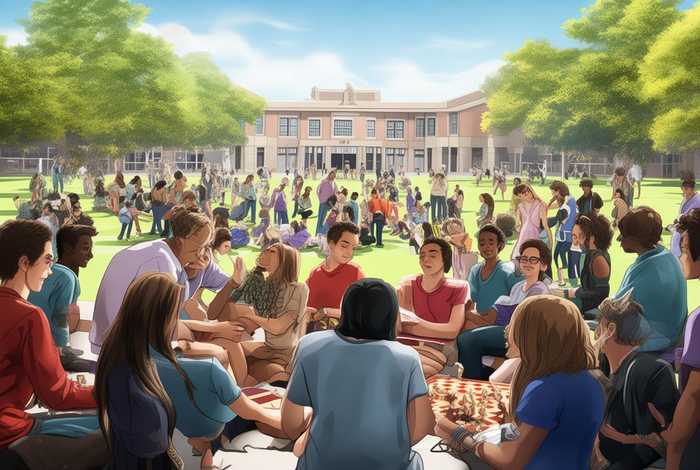 关于校园生活的片段100字、关于校园生活的片段100字作文